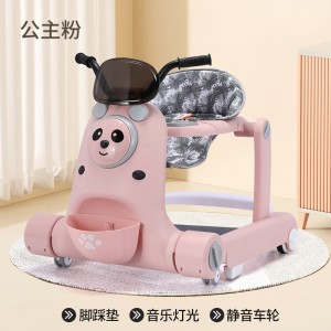 婴儿学步车男女宝宝多种功能防侧翻7-18月男女孩可坐可推儿童手