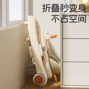 婴儿学步车防型腿防侧翻6-18个月宝宝音乐可坐可推助步学行车