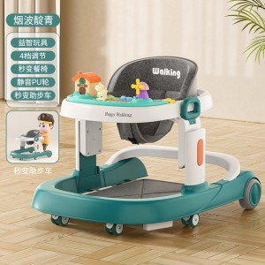 婴儿学步车防o型腿6-18个月宝宝儿童防侧翻音乐多种功能助步车