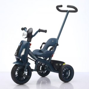 Children&#039;s tricycle music light 1-6 year old bicycle hand push tricycle pedal bike children&#039;s stroller