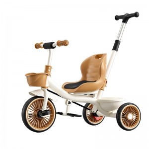 新款儿童三轮车脚踏车1-3-6岁遛娃大号婴儿手推车宝宝自行车