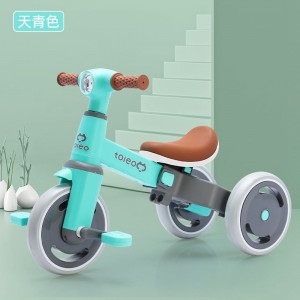 脚踏车遛娃车多种功能轻便自行车宝宝小孩平衡车儿童三轮车