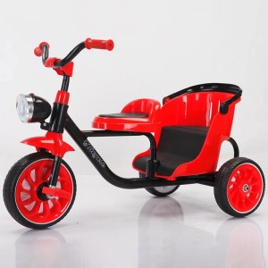 儿童双座三轮车脚踏车1-6岁小孩自行车 婴儿宝宝三轮童车骑行车