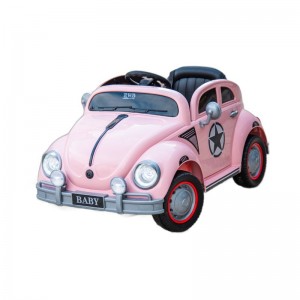 Children&#039;s retro electric four-wheeler car, remote control for toddlers, 1-3 year old, 4-wheel toy car, can be charged and seated