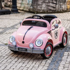 Children&#039;s retro electric four-wheeler car, remote control for toddlers, 1-3 year old, 4-wheel toy car, can be charged and seated