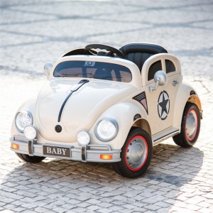 Children&#039;s retro electric four-wheeler car, remote control for toddlers, 1-3 year old, 4-wheel toy car, can be charged and seated