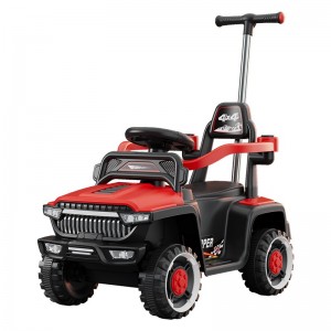 儿童电动车带护栏可推车两用四轮充电多种功能沙滩车可坐人玩具车