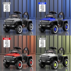 儿童电动车带护栏可推车两用四轮充电多种功能沙滩车可坐人玩具车