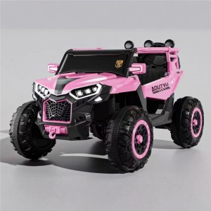 新款儿童电动四轮越野汽车男女孩玩具电瓶车可坐人带遥控四驱童车
