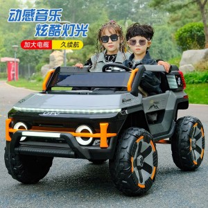 儿童越野车大款双座四轮汽车1-8岁男女小孩玩具遥控四驱电动汽车