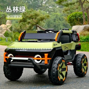 儿童越野车大款双座四轮汽车1-8岁男女小孩玩具遥控四驱电动汽车