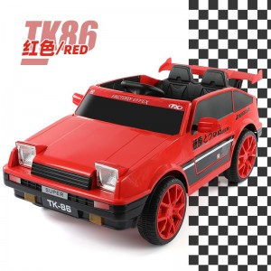 儿童电动车可坐人充电四轮遥控汽车可载人宝宝电动四驱86玩具车