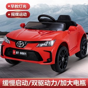 儿童电动车四轮遥控汽车可坐人1-3岁越野双驱动充电玩具车