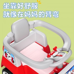 婴儿童电动车四轮汽车带围栏遥控玩具车可坐人手推车小孩充电童车