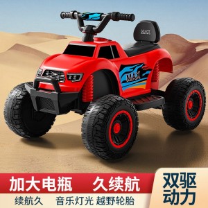 儿童电动车四轮小孩自驾电动沙滩车可坐人宝宝玩具车充电童车新品