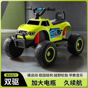 儿童电动车四轮小孩自驾电动沙滩车可坐人宝宝玩具车充电童车新品
