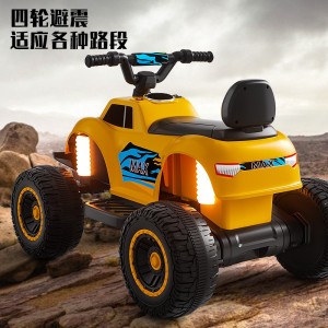 儿童电动车四轮小孩自驾电动沙滩车可坐人宝宝玩具车充电童车新品