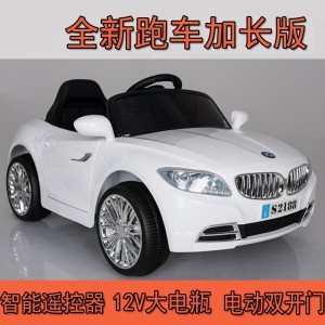 Children&#039;s electric car four-wheel drive off-road remote control car baby battery two-seater swing baby toy car