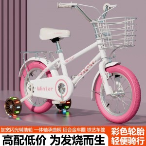 新款儿童自行车男女孩2-10岁男女宝宝2-6岁脚踏单车小孩两轮童车