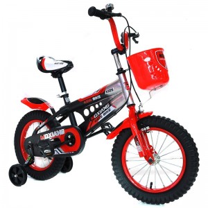 三色火箭童车儿童自行车bike带篮子三色火箭童车带篮子