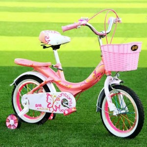 儿童自行车 bike 铝合金轮 带车篮 豪华后座 儿童脚踏自行车