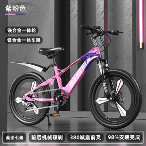 镁合金儿童自行车青少年男孩学生女单车7-15岁大童变速山地车