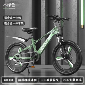 镁合金儿童自行车青少年男孩学生女单车7-15岁大童变速山地车