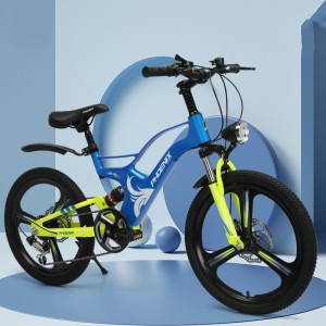 儿童镁合金山地自行车8-10-12岁男女孩双减震变速车