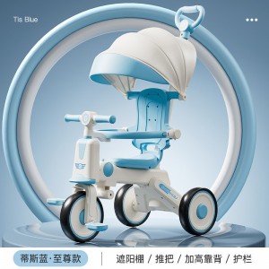 儿童脚踏车幼儿宝宝小车可推自行单人三轮车踩踏车幼教童车玩具车