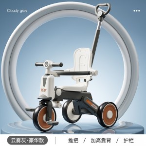 儿童脚踏车幼儿宝宝小车可推自行单人三轮车踩踏车幼教童车玩具车