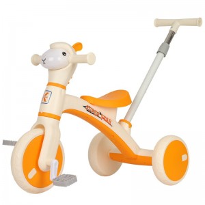 children&#039;s tricycle, baby pedal bike, sliding toy car for boys and girls, alpaca, anti-rollover bicycle