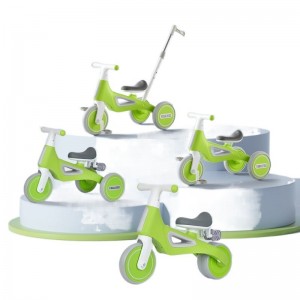 儿童三轮车脚踏车1一3-6岁平衡车宝宝小孩多种功能轻便可折叠自行车