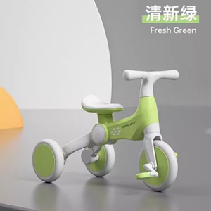 儿童三轮车1-3-6岁平衡车脚踏车可推小孩多种功能轻便可折叠滑步车
