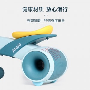 Children&#039;s scooter, anti-rollover, baby skating roller, universal wheel, 3-6 year old, Niu Niu swing car, toy car