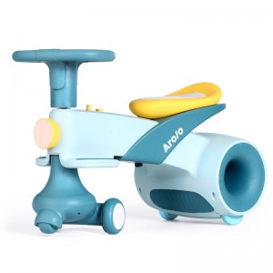 Children&#039;s scooter, anti-rollover, baby skating roller, universal wheel, 3-6 year old, Niu Niu swing car, toy car