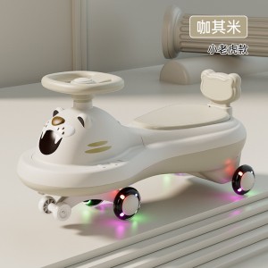 Children&#039;s scooter, anti-rollover, adults can sit on a skate scooter with music, push the baby on a universal wheel