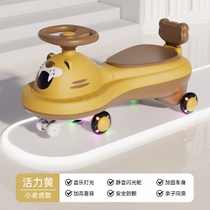 Children&#039;s scooter, anti-rollover, adults can sit on a skate scooter with music, push the baby on a universal wheel