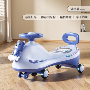 儿童扭扭车1-3-8岁加厚溜溜车摇摆车溜溜车宝宝滑板靠背摇摆车