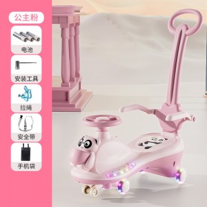 儿童扭扭车溜溜1-6岁静音轮灯光音乐孩可坐防侧翻儿童摇摆车