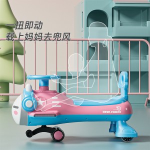 儿童扭扭车男宝宝女溜溜车1一3岁大人可坐防侧翻摇摇摆玩具妞妞车