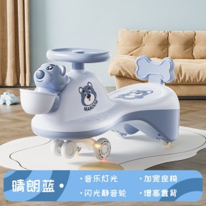 儿童扭扭车1-8岁小孩防侧翻摇摆车万向轮溜溜车静音轮小孩玩具车