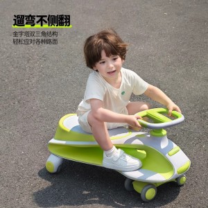 Children&#039;s scooter, 1-3-6 year old, baby, baby, young girl, rocker, adults can sit and prevent overturning