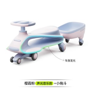 Children&#039;s scooter, 1-3-6 year old, baby, baby, young girl, rocker, adults can sit and prevent overturning