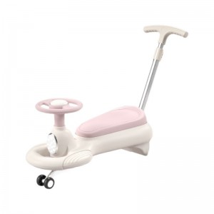 新款儿童扭扭车防侧翻万向轮静音闪光轮滑行大人可坐男女孩溜溜车