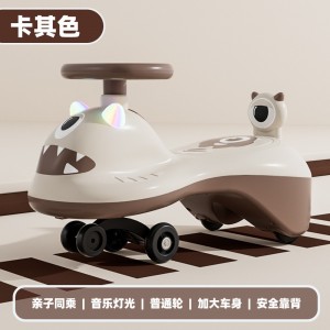 Children&#039;s scooter 1 to 3 year old boys and girls slide and swing, adults can sit and prevent rollover, toys, girls, and girls shake the car