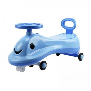 儿童四轮扭扭车滑行摇摆车万向防侧翻静音闪光轮音乐灯光