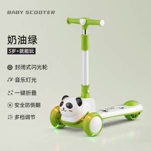 卡通滑板车儿童1-3-6岁2男童踏板宝宝可坐可骑滑女孩公主款溜溜车