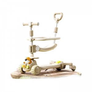 新款儿童滑板车1-3-6-10岁男女宝宝踏板滑行车溜溜车二合一滑板车