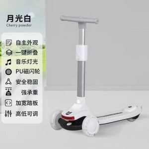 儿童滑板车溜溜车3-14岁男女宝宝可骑可滑闪光轮玩具车