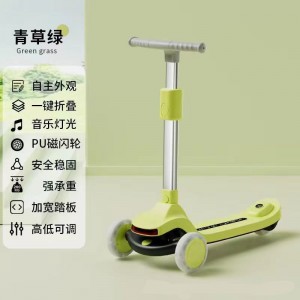 儿童滑板车溜溜车3-14岁男女宝宝可骑可滑闪光轮玩具车